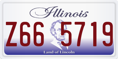 IL license plate Z665719
