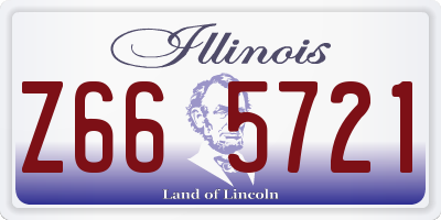 IL license plate Z665721