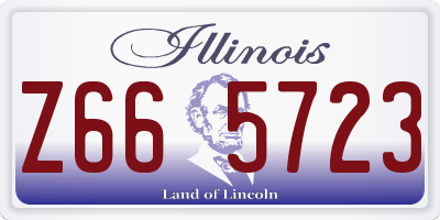 IL license plate Z665723