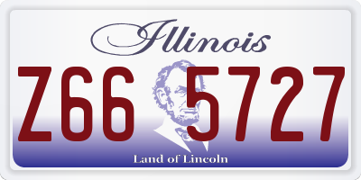 IL license plate Z665727