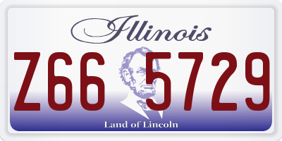 IL license plate Z665729