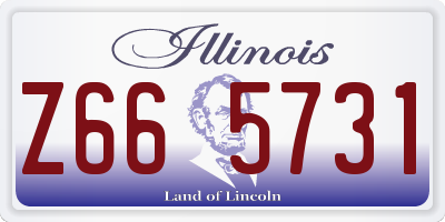 IL license plate Z665731