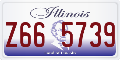 IL license plate Z665739
