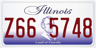 IL license plate Z665748
