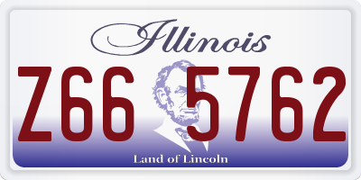 IL license plate Z665762