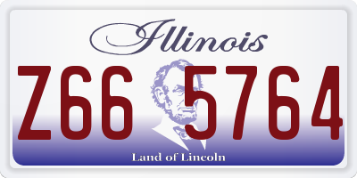 IL license plate Z665764