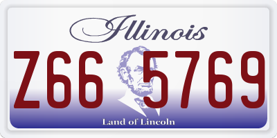 IL license plate Z665769