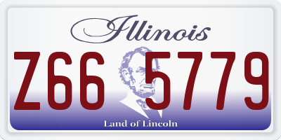IL license plate Z665779