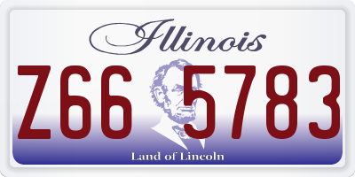 IL license plate Z665783