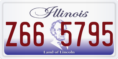 IL license plate Z665795