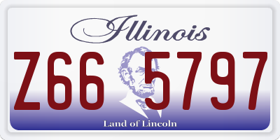 IL license plate Z665797