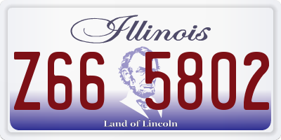 IL license plate Z665802