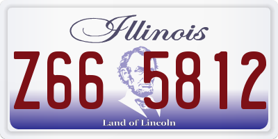 IL license plate Z665812