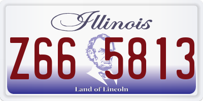 IL license plate Z665813