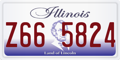 IL license plate Z665824