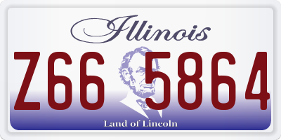 IL license plate Z665864