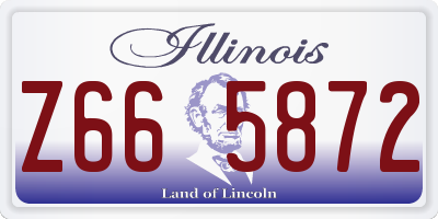 IL license plate Z665872