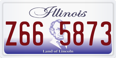 IL license plate Z665873