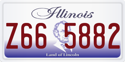 IL license plate Z665882
