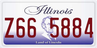 IL license plate Z665884