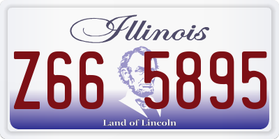 IL license plate Z665895