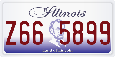 IL license plate Z665899