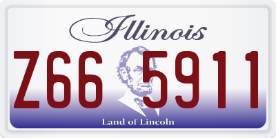 IL license plate Z665911