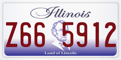 IL license plate Z665912