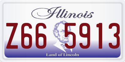 IL license plate Z665913