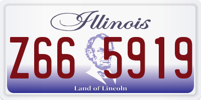 IL license plate Z665919
