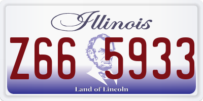 IL license plate Z665933