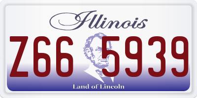 IL license plate Z665939