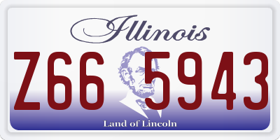 IL license plate Z665943