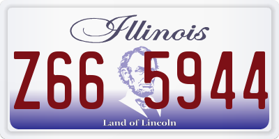 IL license plate Z665944