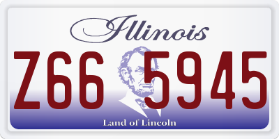IL license plate Z665945