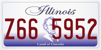 IL license plate Z665952