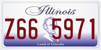 IL license plate Z665971