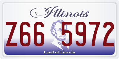 IL license plate Z665972