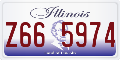 IL license plate Z665974