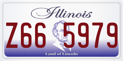 IL license plate Z665979