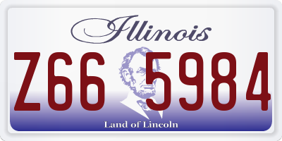 IL license plate Z665984