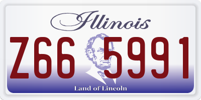 IL license plate Z665991