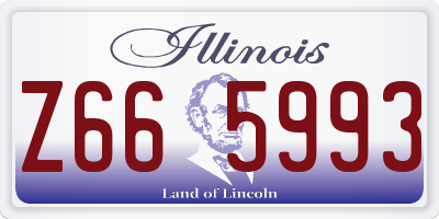 IL license plate Z665993