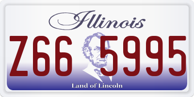 IL license plate Z665995
