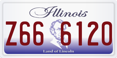 IL license plate Z666120