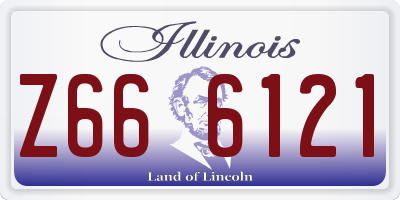 IL license plate Z666121