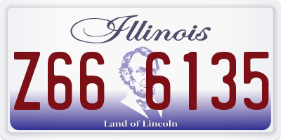 IL license plate Z666135