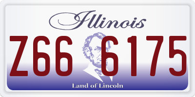 IL license plate Z666175