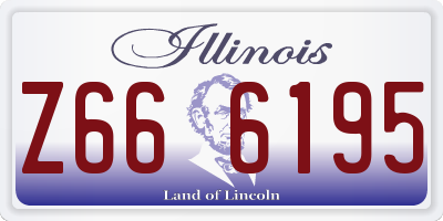 IL license plate Z666195