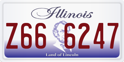 IL license plate Z666247